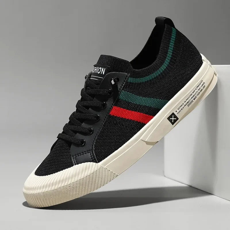 Luxury Men’s Casual Sneakers – Breathable Mesh Outdoor Loafers