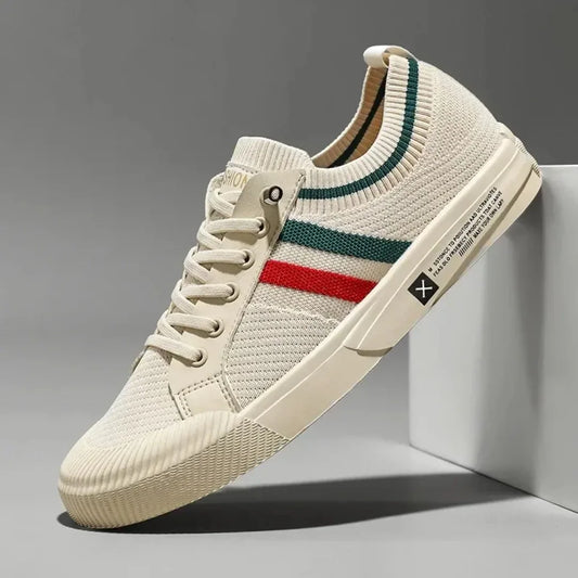 Luxury Men’s Casual Sneakers – Breathable Mesh Outdoor Loafers